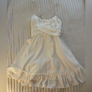 White hello molly sundress ruffle